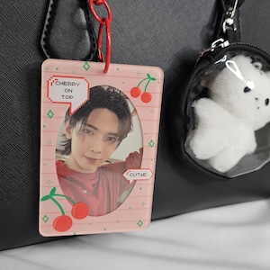 Kpop Cherry Bomb Acrylic Photocard PC Holder