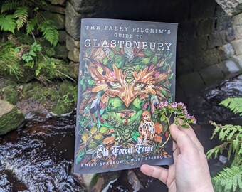 Faery Pilgrim's guide to Glastonbury zine book one faerie art