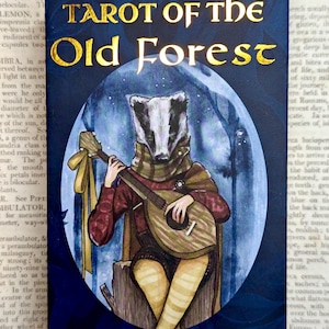 Tarot de la vieille forêt en édition limitée, bordures dorées