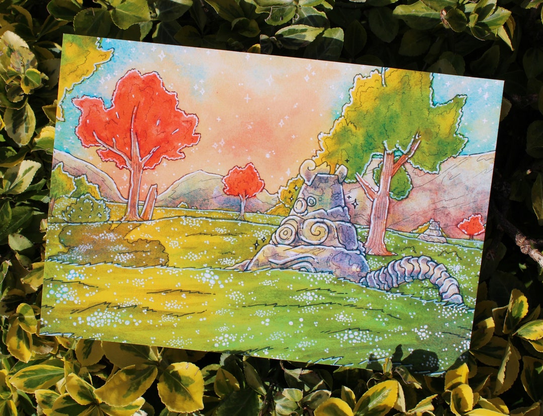 Breath of the Wild Legend of Zelda BOTW Art Illustrations Print Etsy