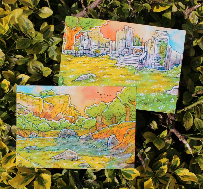 Breath of the Wild Legend of Zelda BOTW Art Illustrations Etsy