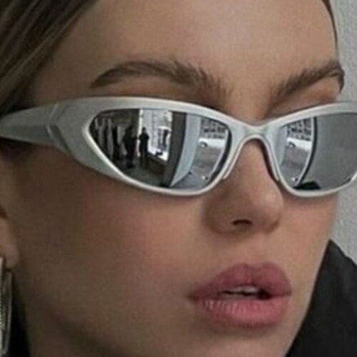 Kim Kardashian Silver Sunglasses Y2K Sunglasses Y2K Etsy