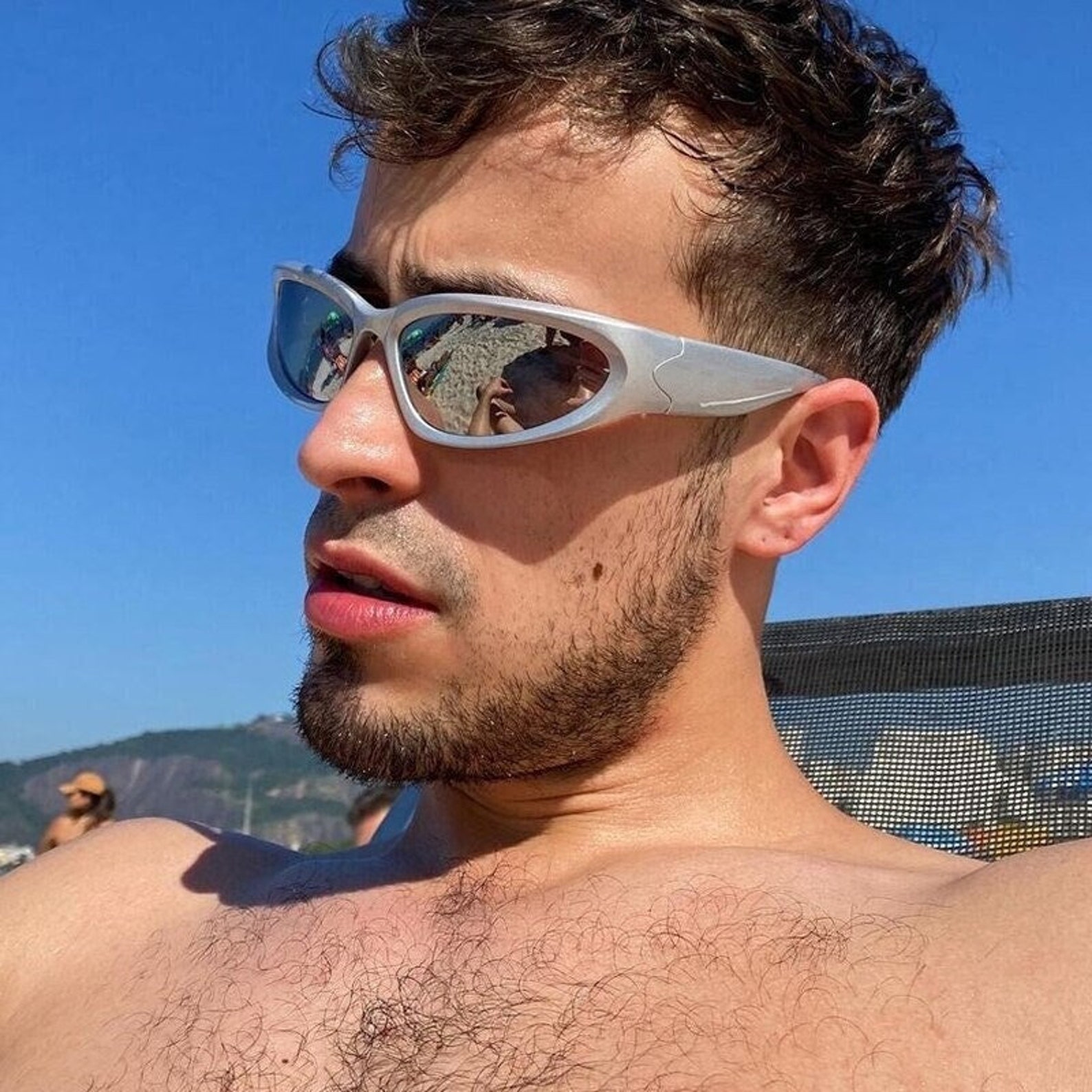 Kim Kardashian Silver Sunglasses Y2K Sunglasses Y2K Etsy