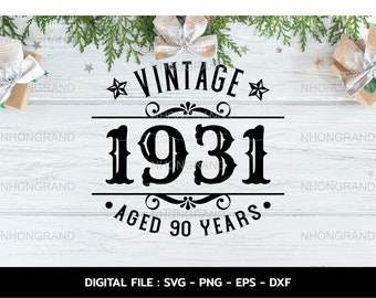 Download Vintage 1931 Svg Etsy
