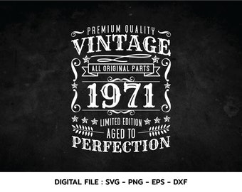 Download Vintage Birthday Svg Etsy