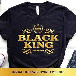 Black King SVG, Black History Month SVG, African American svg, for juneteenth, Cricut Files, svg, png, eps, dxf, Instant Download