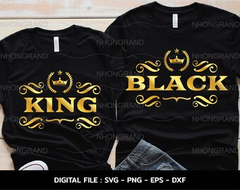 King SVG: Black History Month, Juneteenth Design (Digital Download)