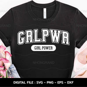 Girl Power Starke Frau Ermächtigt für Internationalen Frauentag Motivation Shirts, Cricut Dateien, svg, png, eps, dxf, Instant Download