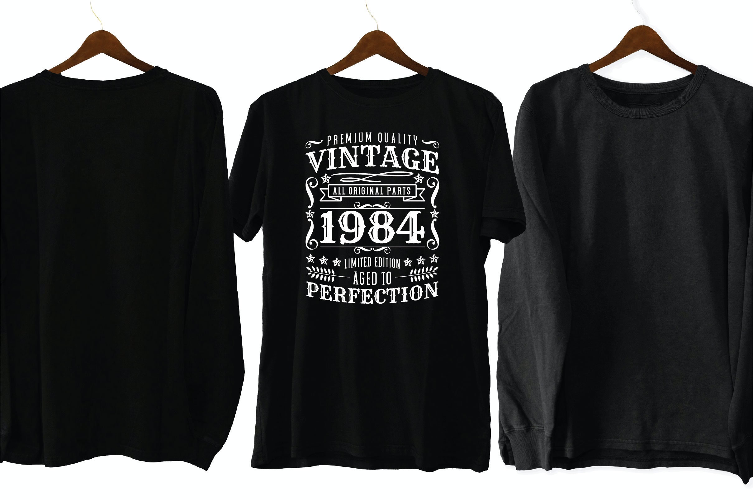 Birthday Vintage 1984 Svg, Aged to Perfection, Birthday Birthday Vintage 1984 Svg, Aged to Perfection, Birthday