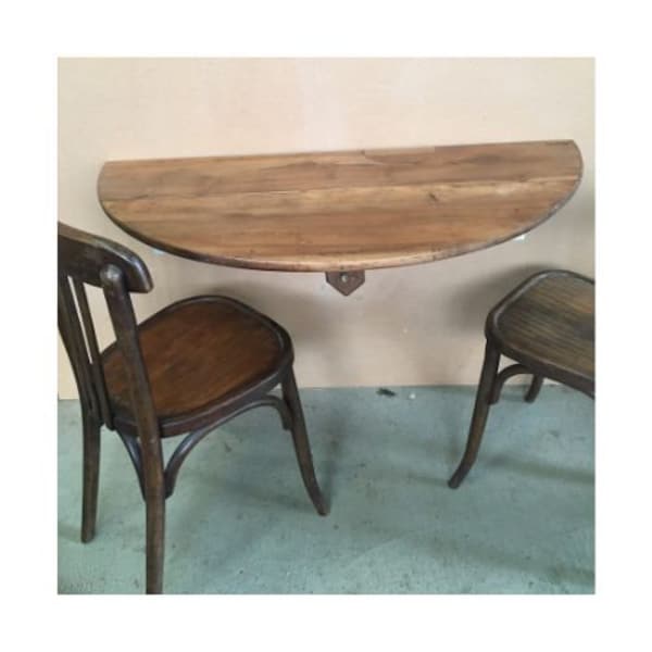 Demi lune murale pour table, mange debout, table d'appoint, console, petits espaces