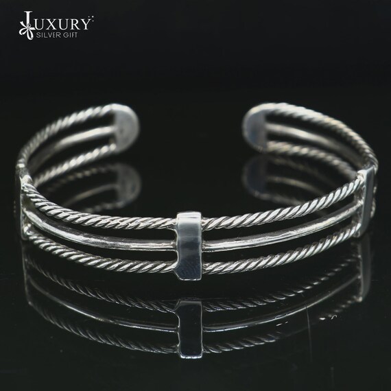 925スターリングシルバーの手作りヴィンテージスタイルの素晴らしい