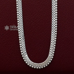 20&quot; 4mm 925 sterling silver handmade amazing delicate solid waved beads high quality chains necklace, best gifting necklace chain ch579