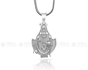 925 sterlingzilver Lord Krishna/ Shreenath ji, geweldige goddelijke hanger medaillon tribale sieraden nsp806