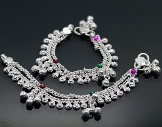 5.2" Solid silver amazing design customized chain… - image 3