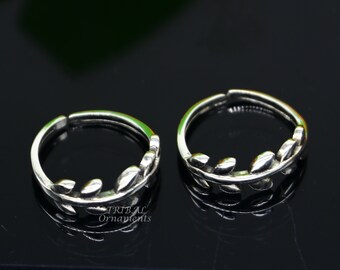 Anillos para dedos de plata de ley 925 hechos a mano de estilo único y aspecto antiguo. Las mejores joyas de boda para novias, joyería étnica tribal ytr19