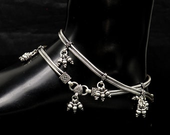 Bracciale Caviglia Donna In Argento Placcato 925 – Catena Serpente Larga 4mm, Chiusura Aragosta