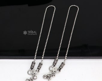 3 mm 10.5 925 スターリングシルバー ビーズ/ボールチェーン