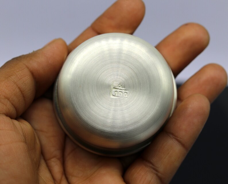 999 Pure Silver Bowl, Silver Baby Set Tumbler Excellent Silver Utensils