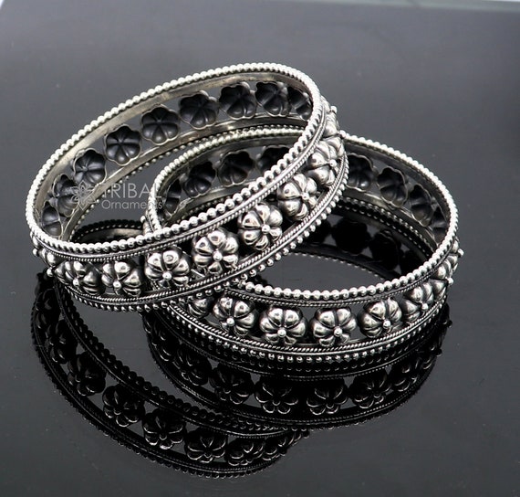 Exclusive 925 Sterling Silver Flower Design Unique Style