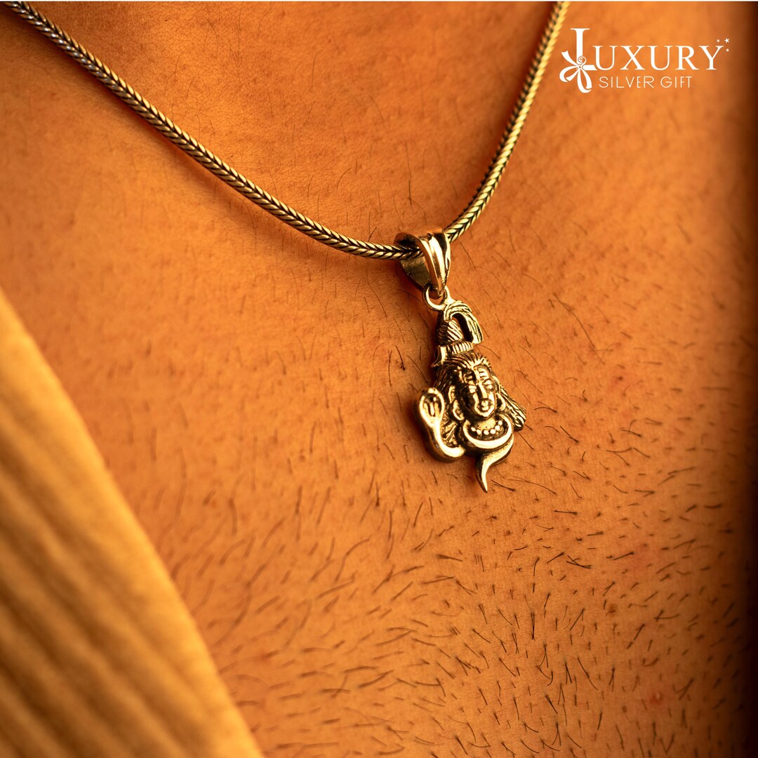 925 Argento Sterling Personalizza Stile Antico Vintage Aum