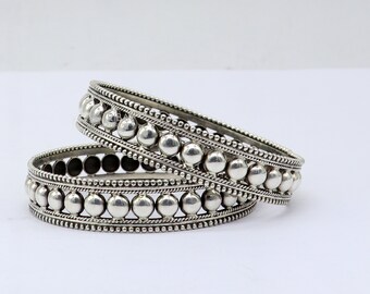 Vintage Taxco Sterling Silver Stackable Bangle Bracelets 925