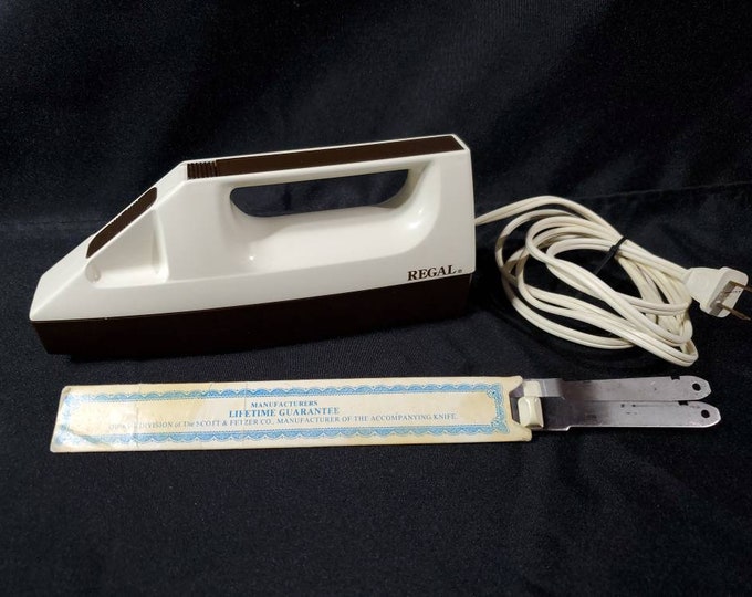 Vintage Moulinex Regal the Electric Knife Model 382 Etsy