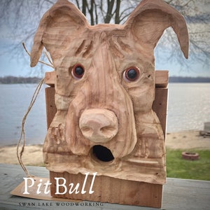 Pit Bull -Birdhouse