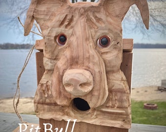 Pit Bull -Birdhouse