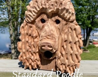 Standard Poodle -Birdhouse