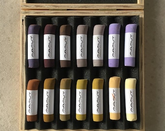 New Big Mamut Set #14, Handmade Soft Pastels.