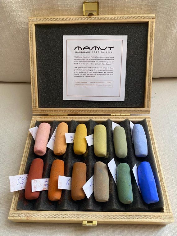 Baby Mamut Handmade soft Pastels, Art supplies, Drawing colors
