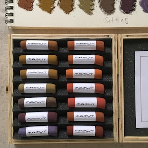 New Big Mamut Set #15, Handmade Soft Pastels.