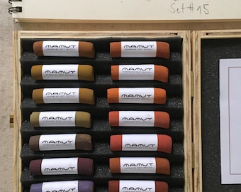 New Big Mamut Set #15, Handmade Soft Pastels.