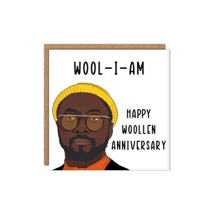 7º Aniversario, Tarjeta de Aniversario de Lana