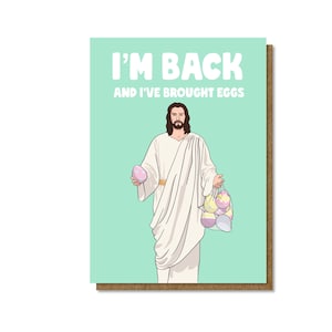 Carte de Pâques, Jésus « Je suis de retour »