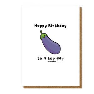 Gay Birthday | Aubergine Eggplant