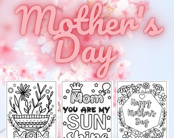 Mother's Day Coloring Pages - 6 Pages
