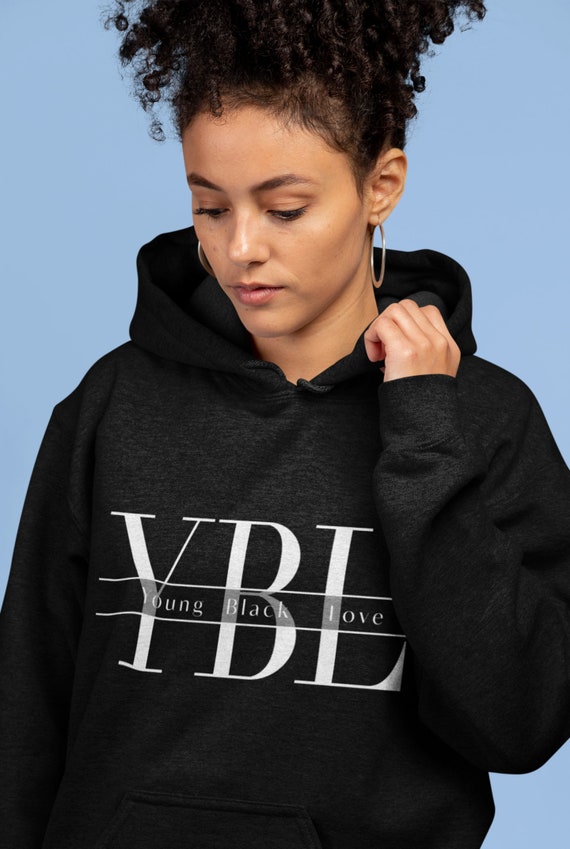 Black Women's YBL Logo Hoodie | Etsy