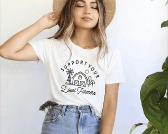 Support Your Local Farmers svg pdf, western tshirt svg pdf, local farmers files for cricut svg pdf, cricut and Silhouette Files