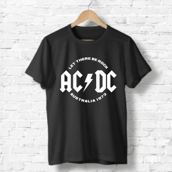 AC/DC Svg, Rock Band, Rock and Roll, Blue Rock Svg, Gruppo Hard Rock, Malcolm e Angus, Heavy Metal Svg, Cricut Design