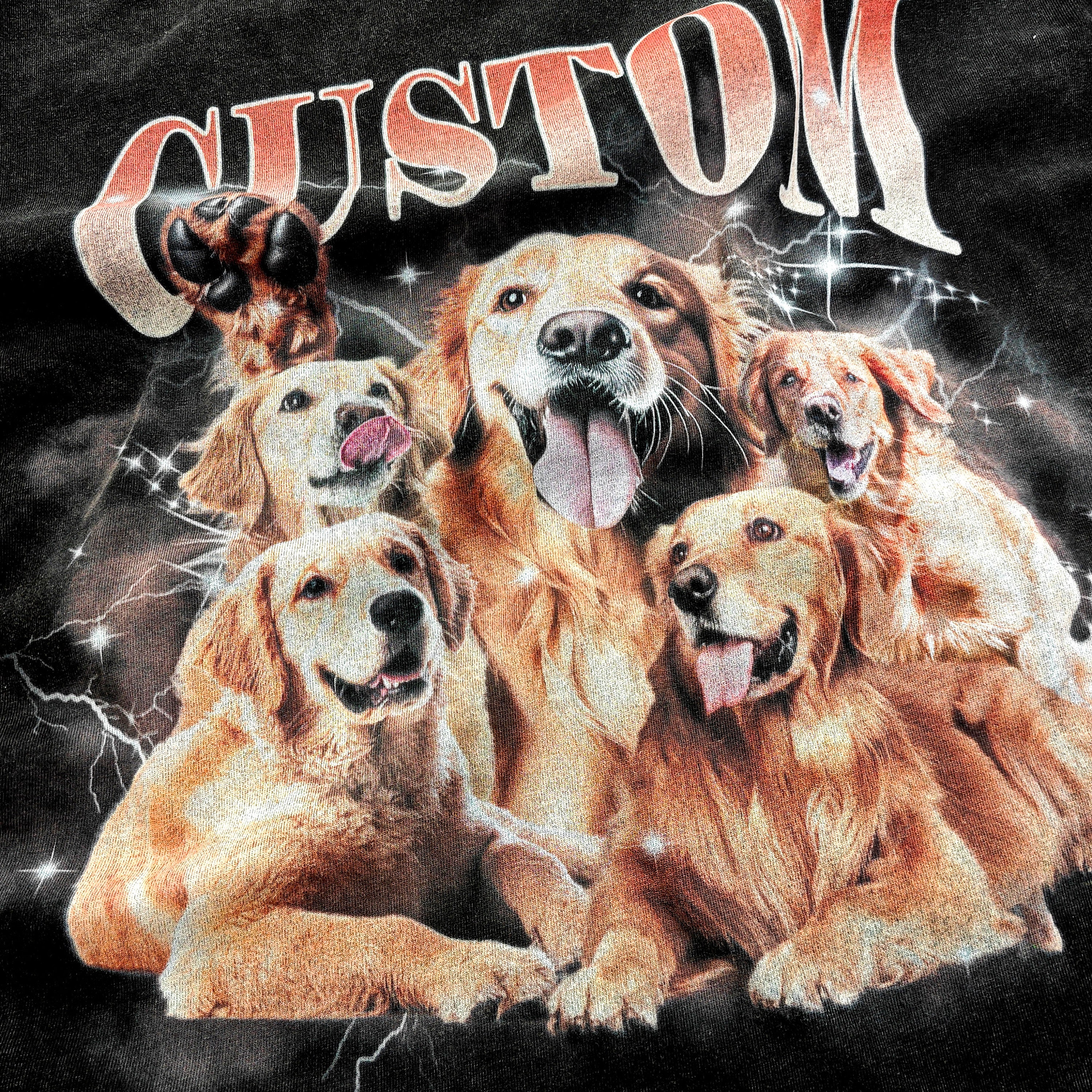 Custom Retro Shirt from Photo,Custom Pet Vintage