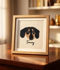 Custom Embroidered Pet Portrait, Personalized Dog Embroidery in Frame, Hand Stitched Cat Memorial Gift, Dog Mom Gift, Pet Lover Gift,Pet Art product logo