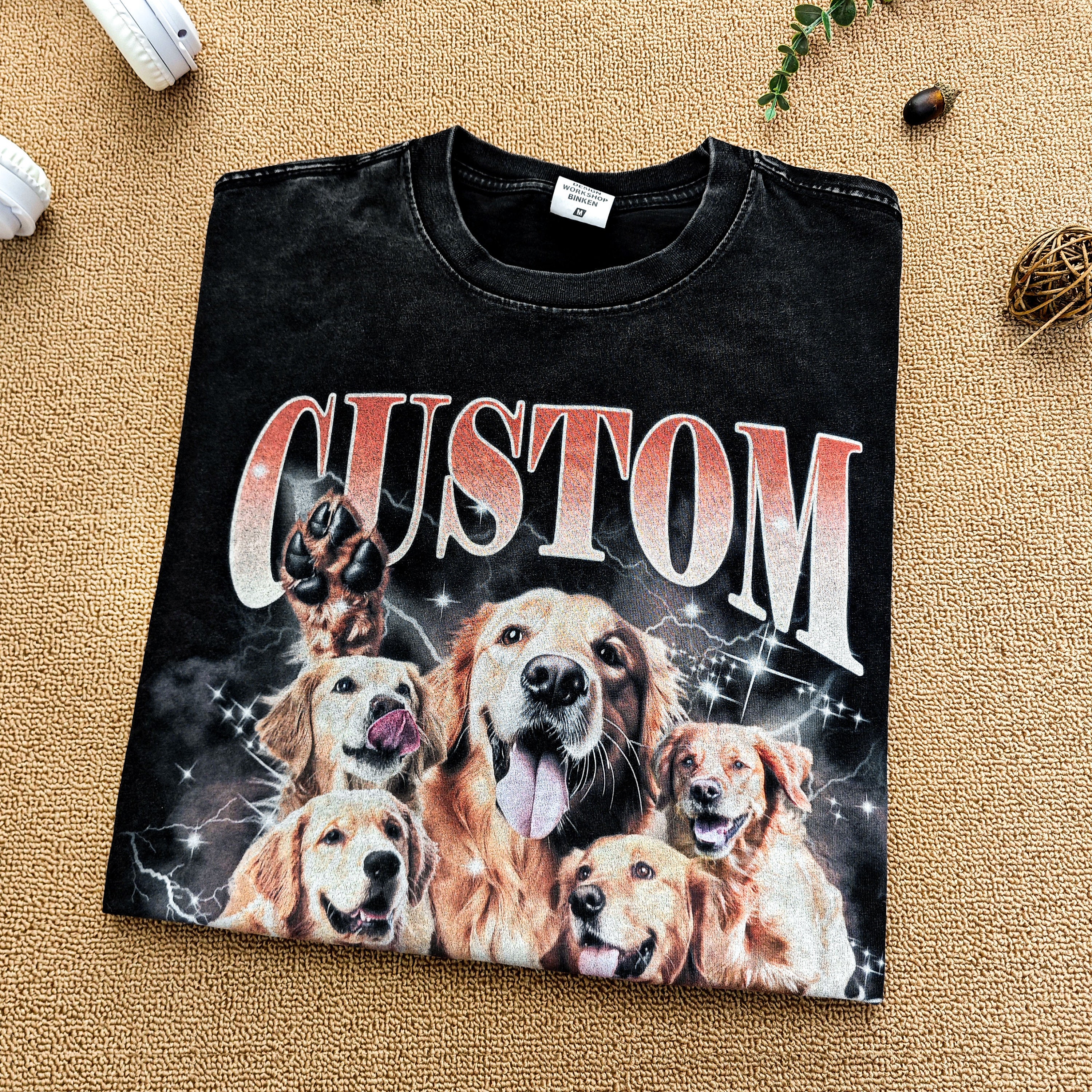 Custom Retro Dog Shirt,custom Pet Shirt,personalized Pet Tee,custom ...