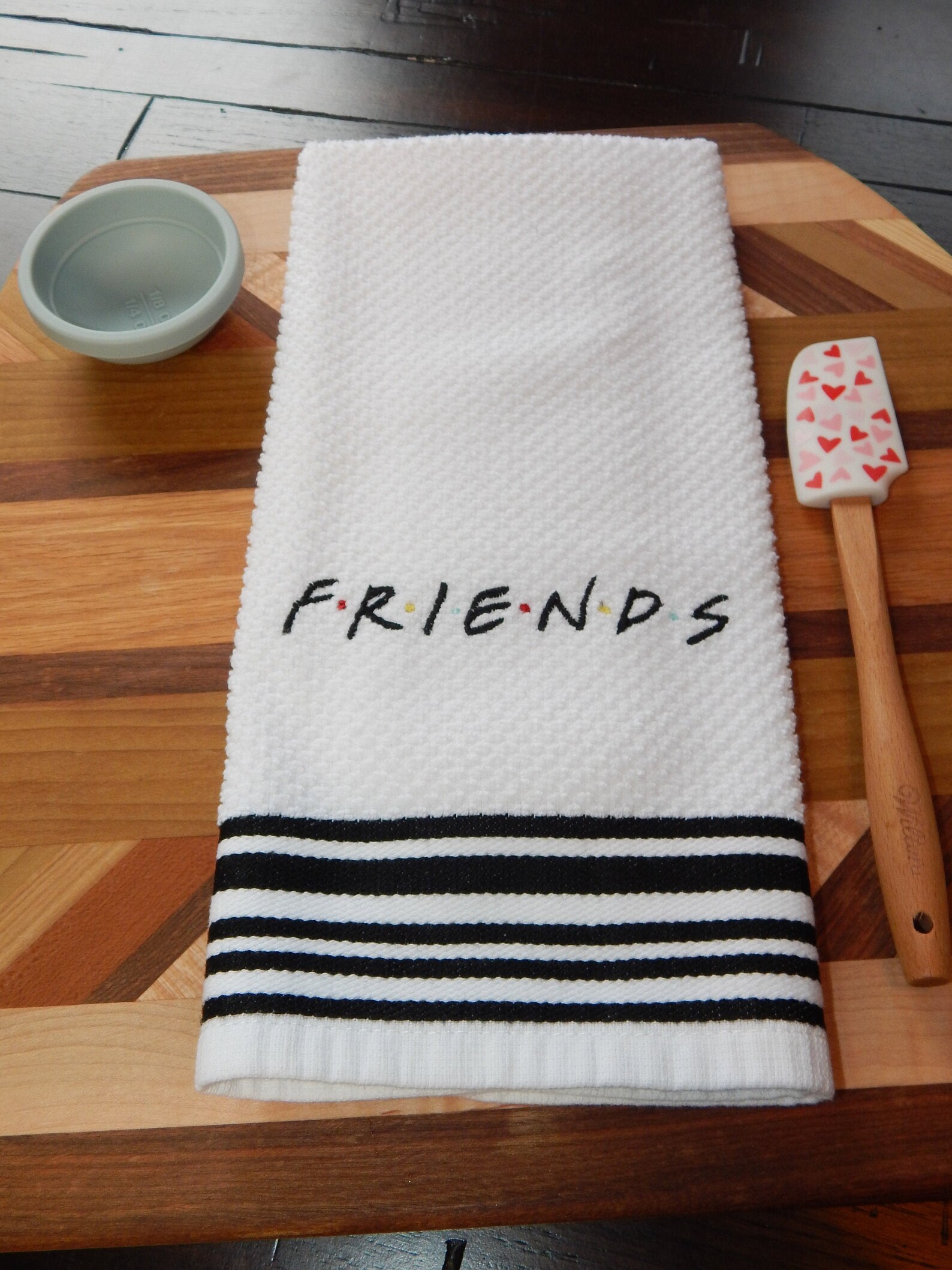 Friends TV Show Quotes Embroidered Friends Towel Monica Etsy