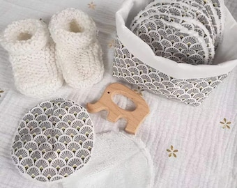 Discos absorbentes y cesta de lactancia