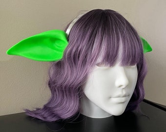 Baby Alien Ears Headband - 3D Printed Fantasy Cosplay & Halloween Costume Accessory - Lightweight Creature Headpiece