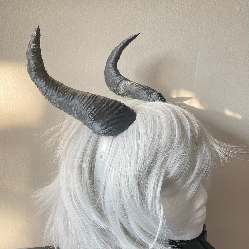 Demon Horns for Hats Etsy