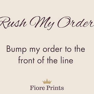 Rush My Order Add-On