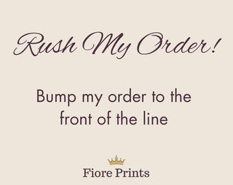 Rush My Order Add-On
