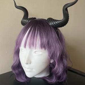 Spiral Horns Headband - 3D Printed Fantasy Cosplay & Halloween Costume Accessory - Lightweight Mystical Headpiece